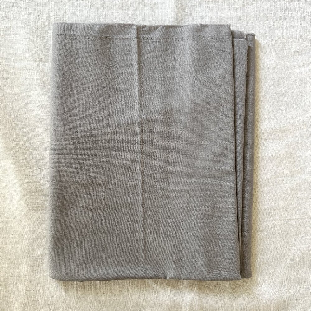 1.4 yd - Kona Solid Cotton Fabric - Titanium